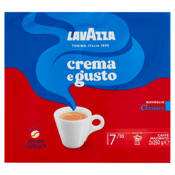 Lavazza crema e gusto Classico Caffè Macinato 2 x 250 g