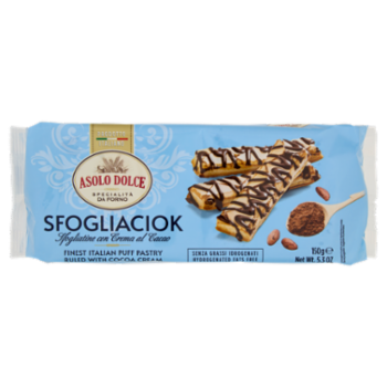 Asolo Dolce Sfogliaciok Sfogliatine Con Crema Al Cacao 150 g