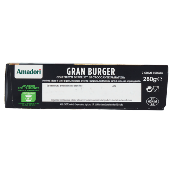 Amadori Gran Burger 280 g