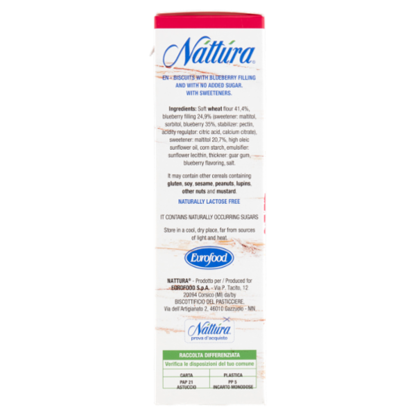 Náttúra Mirtillo Biscuits 5 x 25 g