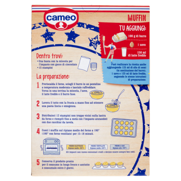 cameo Preparato per Muffin 370 g