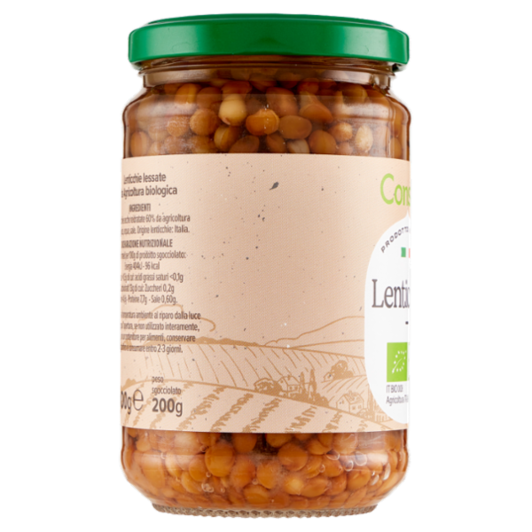Consilia Lenticchie Lessate Italiane Biologiche 300 g