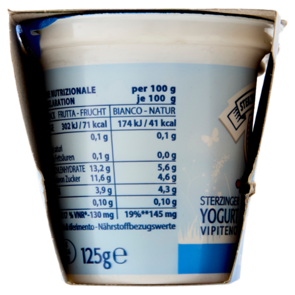 Sterzing Vipiteno 0,1% Grassi Yogurt Magro all'Arancia Carota e Zenzero 2 x 125 g