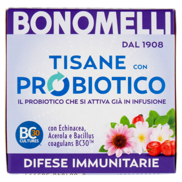 Bonomelli Tisane con Probiotico Difese Immunitarie 10 Filtri 20 g