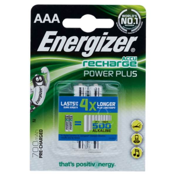 Energizer Power plus AAA 2 pezzi