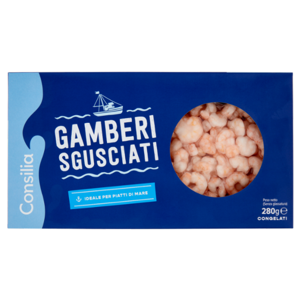 Consilia Gamberi Sgusciati e Congelati 280 g