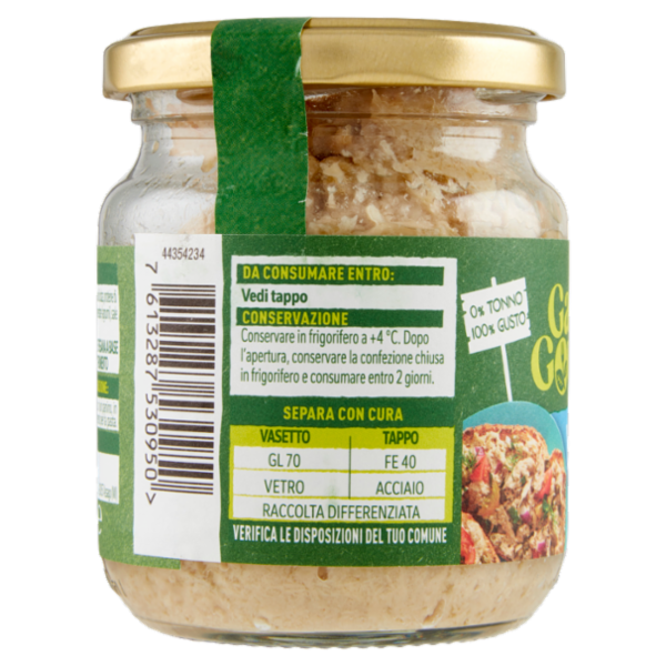 GARDEN GOURMET Vuna preparato Vegano a base di proteine di Pisello barattolo 175g