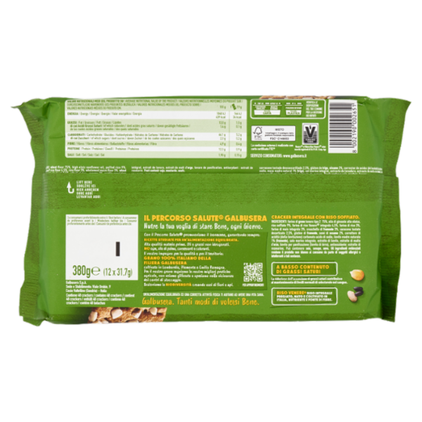 Galbusera RisosuRiso l'Integrale 12 x 31,7 g