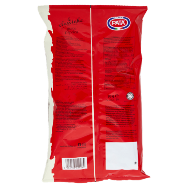 Pata chips le classiche gusto paprica 90 g
