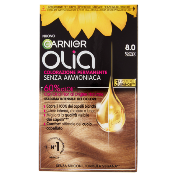Garnier Olia Tinta Capelli, Senza Ammoniaca, Blonde 80
