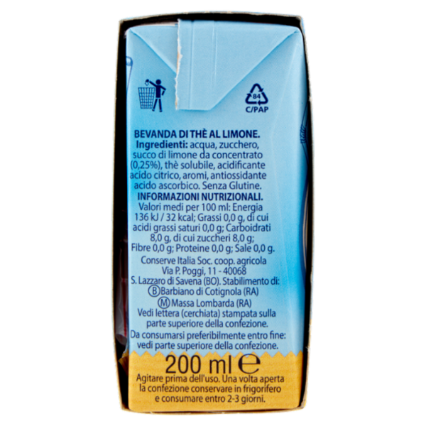 Jolly Colombani Thè al Limone 3 x 200 ml