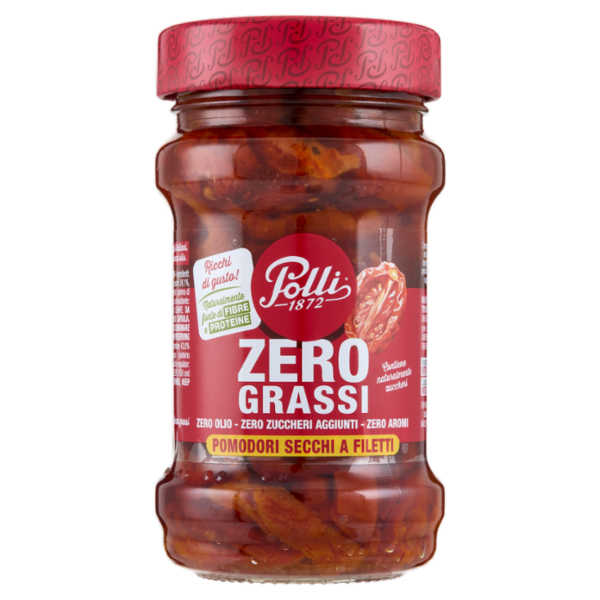 Polli Zero Grassi Pomodori Secchi a Filetti 200 g