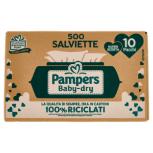 Pampers Baby-dry Salviette 500 Pz
