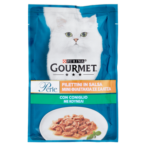 PURINA GOURMET Perle Filettini in Salsa con Coniglio 85 g