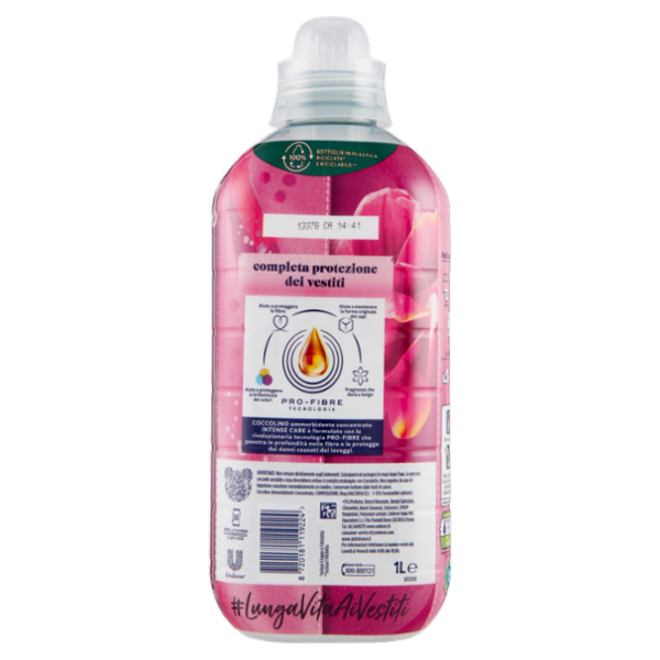 Coccolino Ammorbidente Concentrato Fiori di Tiarè & Frutti Rossi 1 L