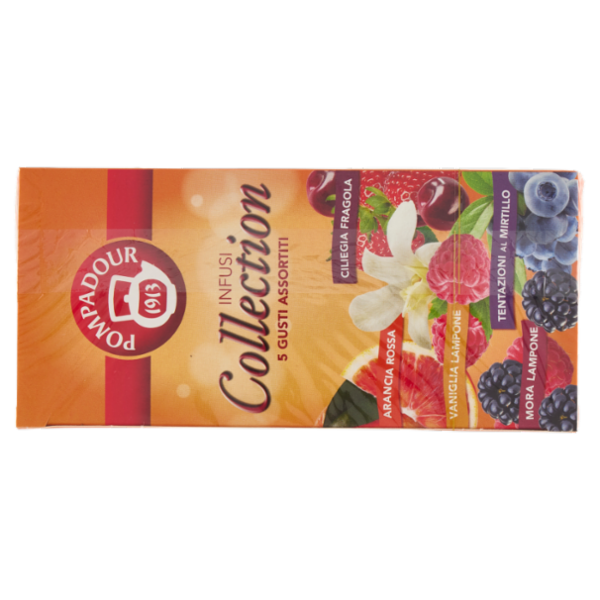 Pompadour Infusi Collection 5 Gusti Assortiti 25 x 2,75 g