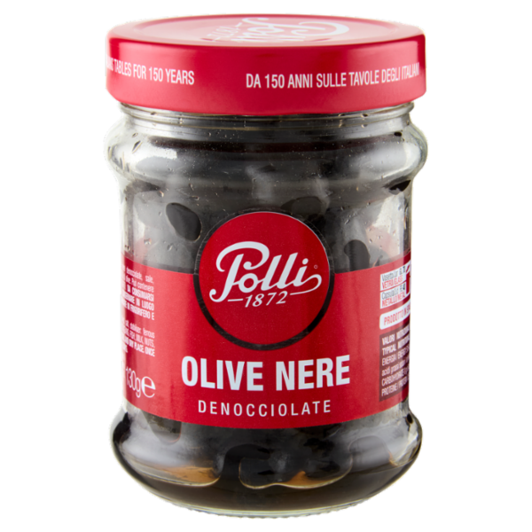 Polli Olive Nere Denocciolate 130 g