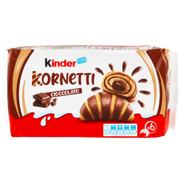 Kinder Kornetti Cioccolato 6 x 42 g