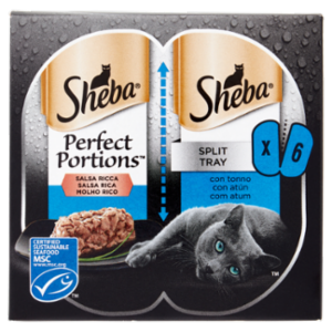Sheba Perfect Portions Salsa Ricca Con Tonno 3 x (2 x 37.5 G)