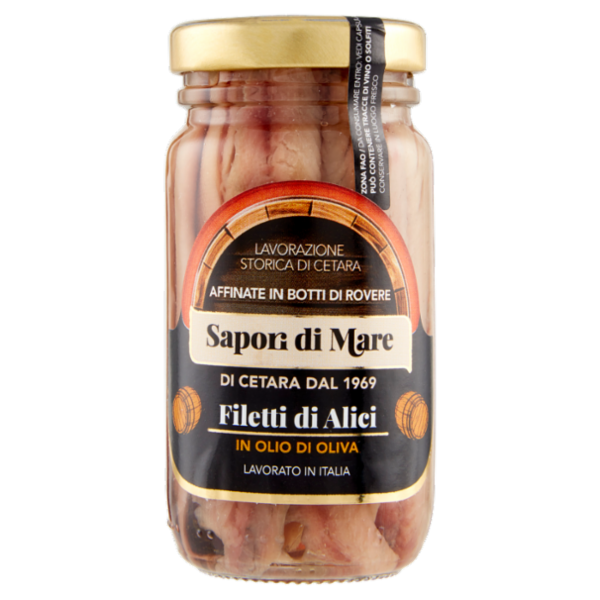 Sapori di Mare Filetti di Alici in Olio di Oliva 100 g