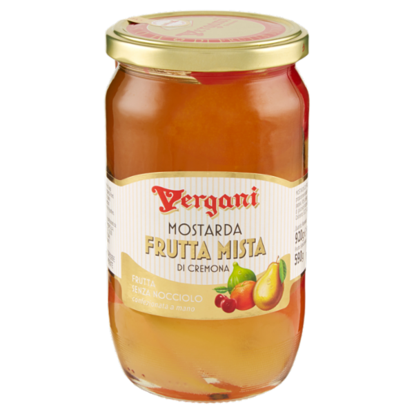 Vergani Mostarda Frutta Mista di Cremona 920 g