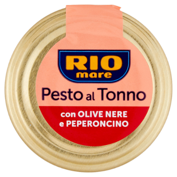 Rio mare Pesto al Tonno con Olive Nere e Peperoncino 130 g