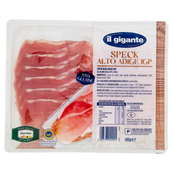 IL GIGANTE Speck Alto Adige IGP 100 g