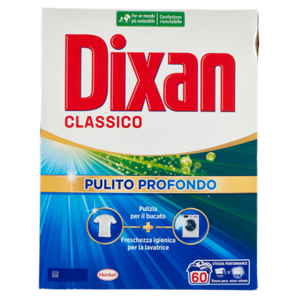 DIXAN Polvere Classico 60 lavaggi 3,300 kg