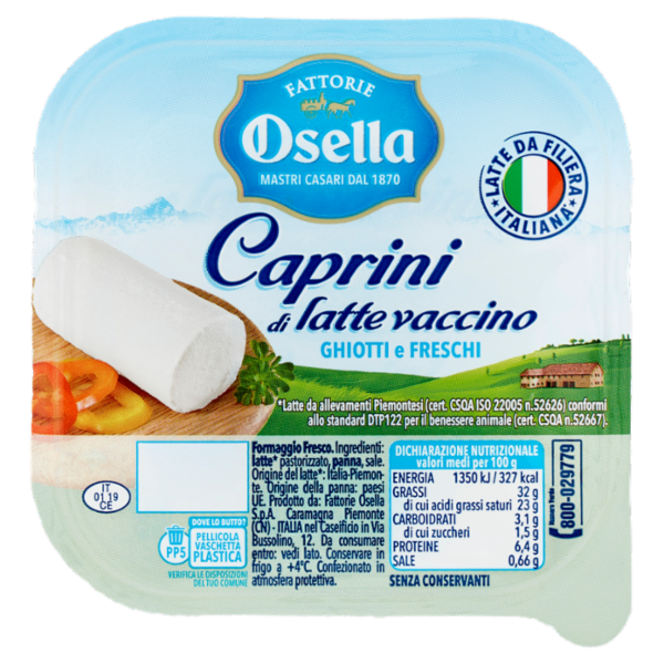 Fattorie Osella Caprini formaggio fresco di latte vaccino - 100 g