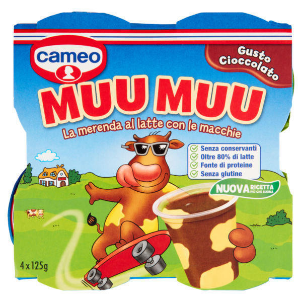 cameo Muu Muu Gusto Cioccolato 4 x 125 g