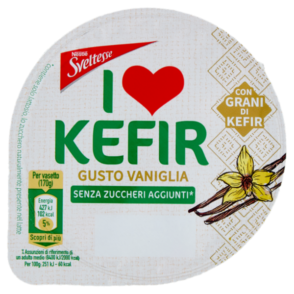 SVELTESSE I love Kefir Pot Vaniglia 1x170g