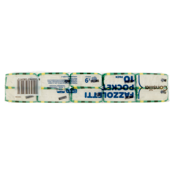 Consilia Fazzoletti di Carta 3 Veli Pocket 9x10 pacchetti