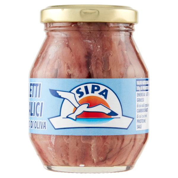Sipa Filetti di Alici all'Olio di Oliva 140 g