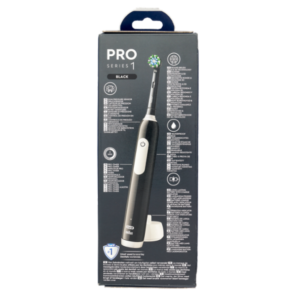 Oral-B Spazzolino Elettrico Denti Ricaricabile Pro Series 1 Black