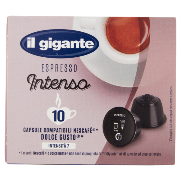 IL GIGANTE Espresso Intenso 10 capsule 70 g