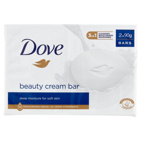Dove beauty cream bar 2 x 90 g