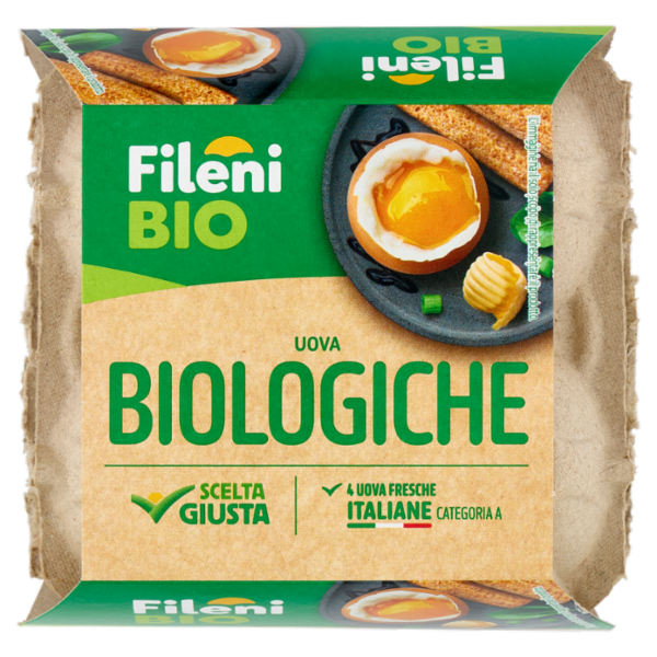 Fileni Bio Uova Biologiche 4 Uova Fresche 220 g