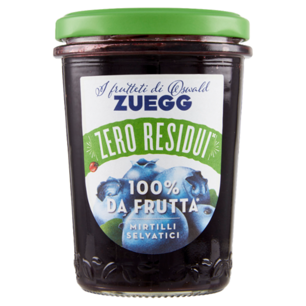 Zuegg I frutteti di Oswald Zuegg Zero Residui 100% da Frutta* Mirtilli Selvatici 230 g