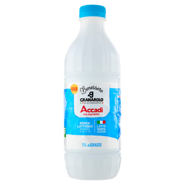 Granarolo Benessere Accadì Senza Lattosio 1% di Grassi 1 L
