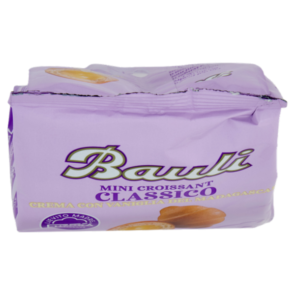 Bauli Mini Croissant Classico Crema con Vaniglia del Madagascar 75 g