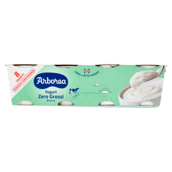 Arborea Yogurt Zero Grassi Bianco 8 x 125 g