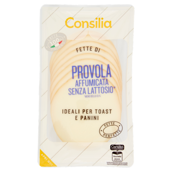 Consilia Provola Affumicata a Fette senza Lattosio 140 g