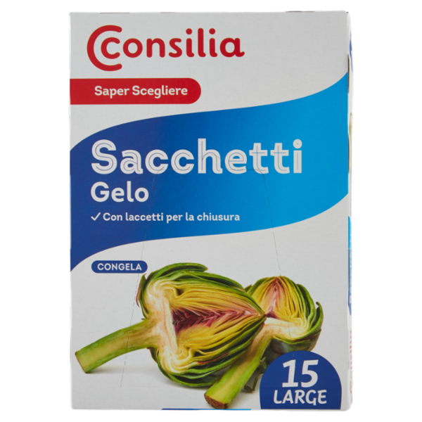 Consilia Saper Scegliere Sacchetti Gelo Large cm 29x42 15 pz