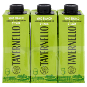 Tavernello Vino Bianco D'Italia 3 x 0,25 L