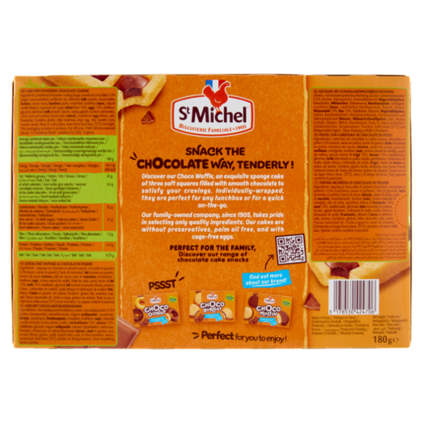 St Michel Choco Waffle 180 g