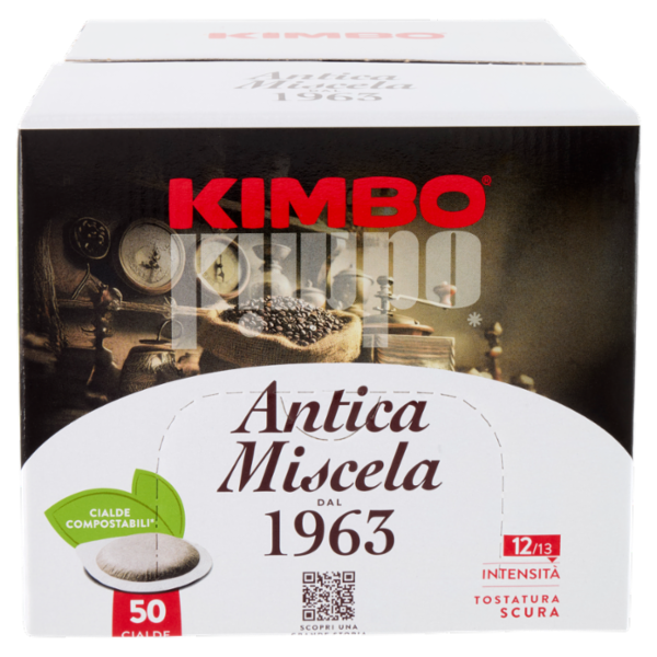 Kimbo Antica Miscela dal 1963 Cialde Compostabili* 50 x 7,3 g