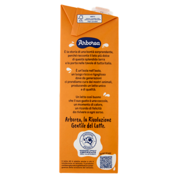 Arborea Ad Alta Digeribilità UHT a Lunga Conservazione Senza Lattosio 1000 ml