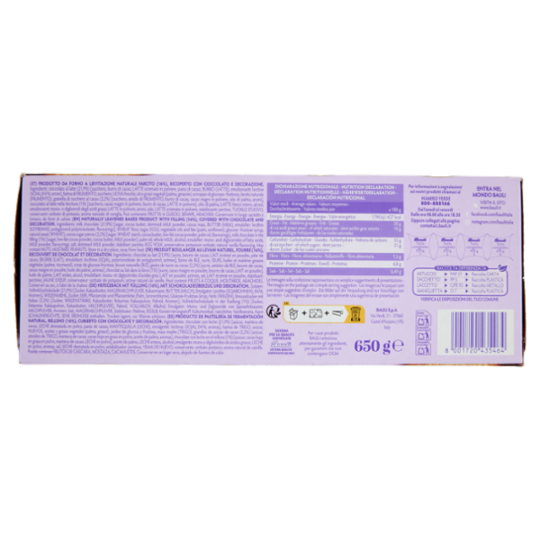 Bauli Coniglietto con Cioccolato e Vaniglia 650 g