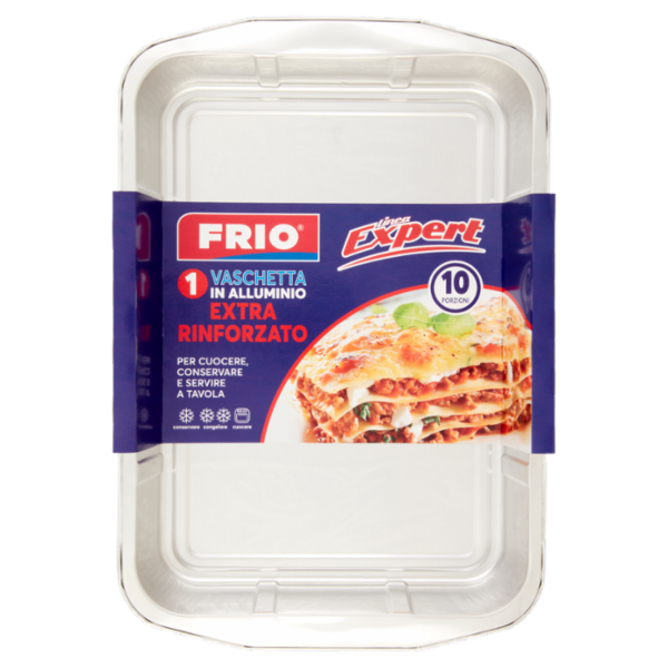 Frio Linea Expert Vaschetta in Alluminio Extra Rinforzato 10 Porzioni 1 pz
