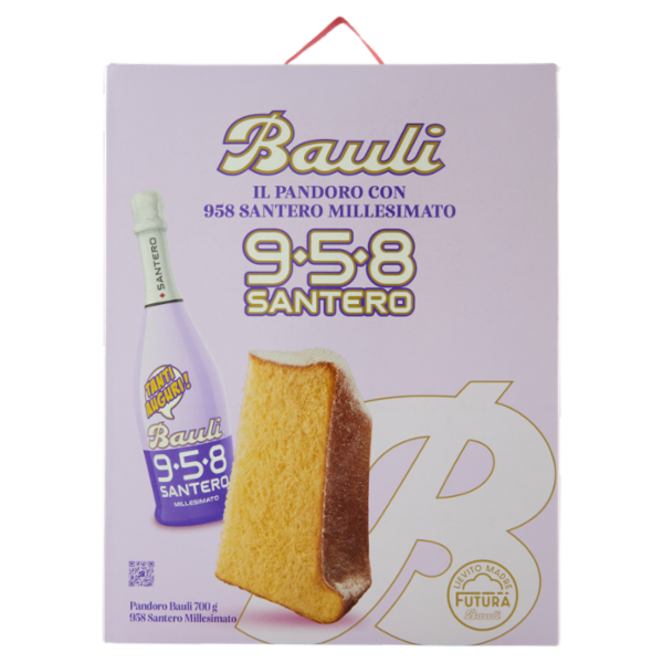 Bauli 958 Santero Pandoro Bauli 700 g + 958 Santero Millesimato 75 cl